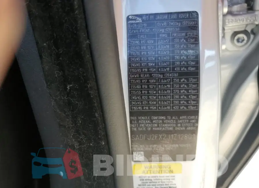 SADFJ2FX2J1Z12801 Photo# 13