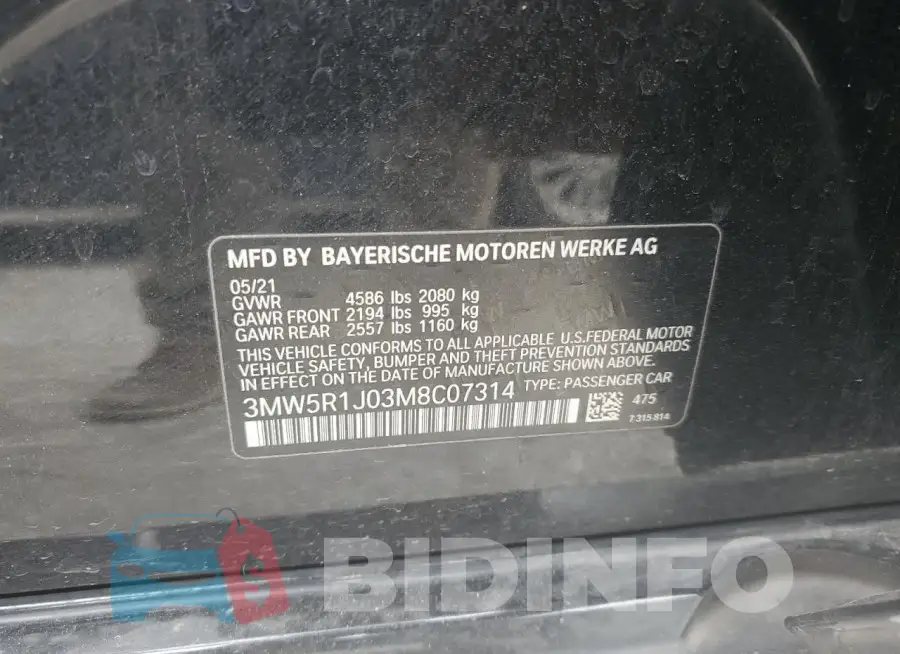 3MW5R1J03M8C07314 Photo# 13