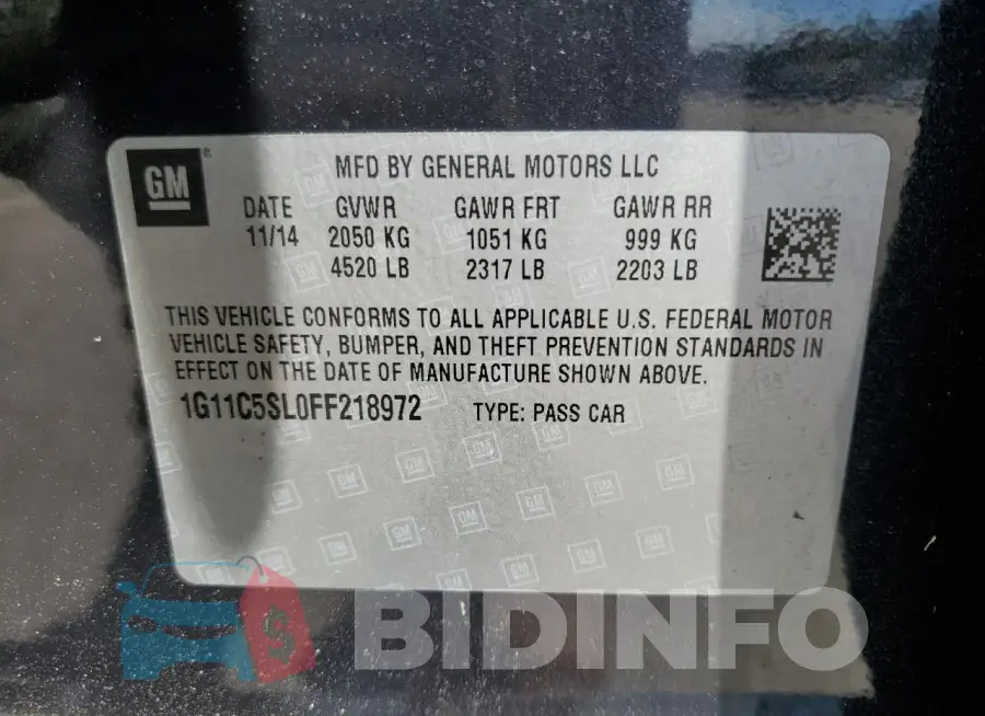 1G11C5SL0FF218972 Photo# 13