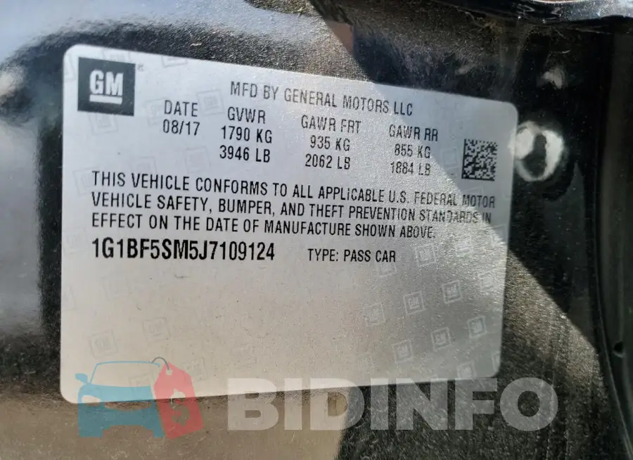 1G1BF5SM5J7109124 Photo# 12
