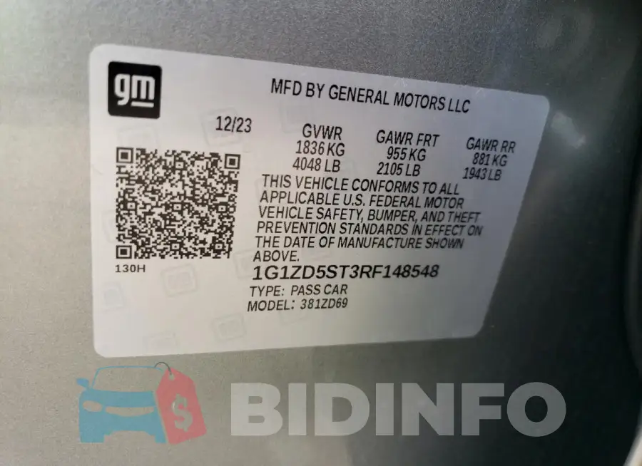 1G1ZD5ST3RF148548 Photo# 12