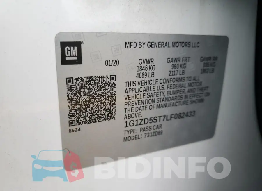 1G1ZD5ST7LF082433 Photo# 12
