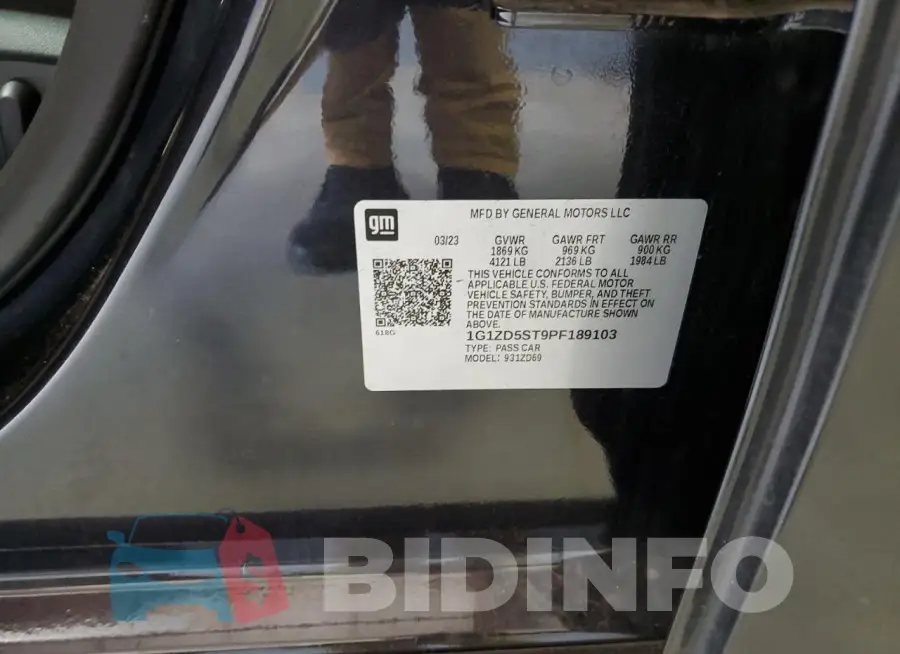 1G1ZD5ST9PF189103 Photo# 12