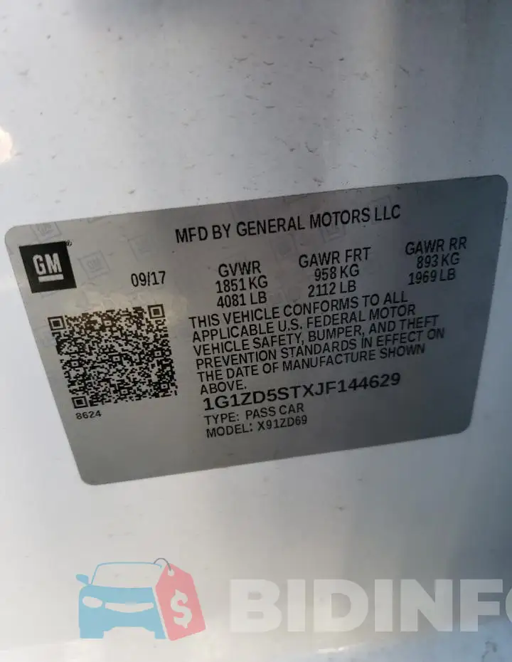 1G1ZD5STXJF144629 Photo# 12