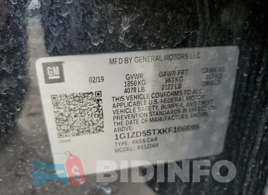 1G1ZD5STXKF166695 Photo# 12