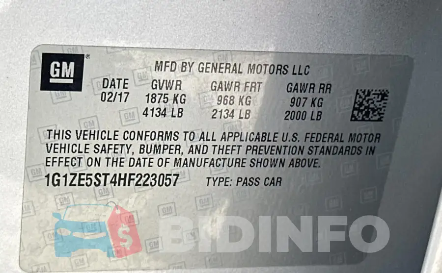 1G1ZE5ST4HF223057 Photo# 10