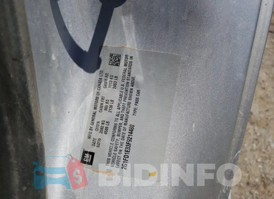 2G1FD1E33F9214480 Photo# 12