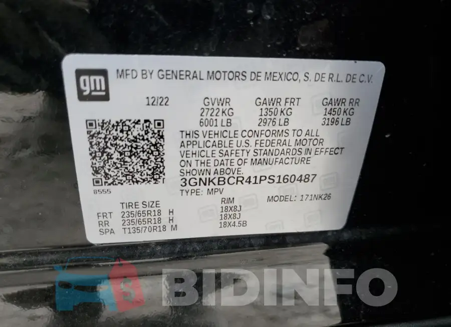 3GNKBCR41PS160487 Photo# 13