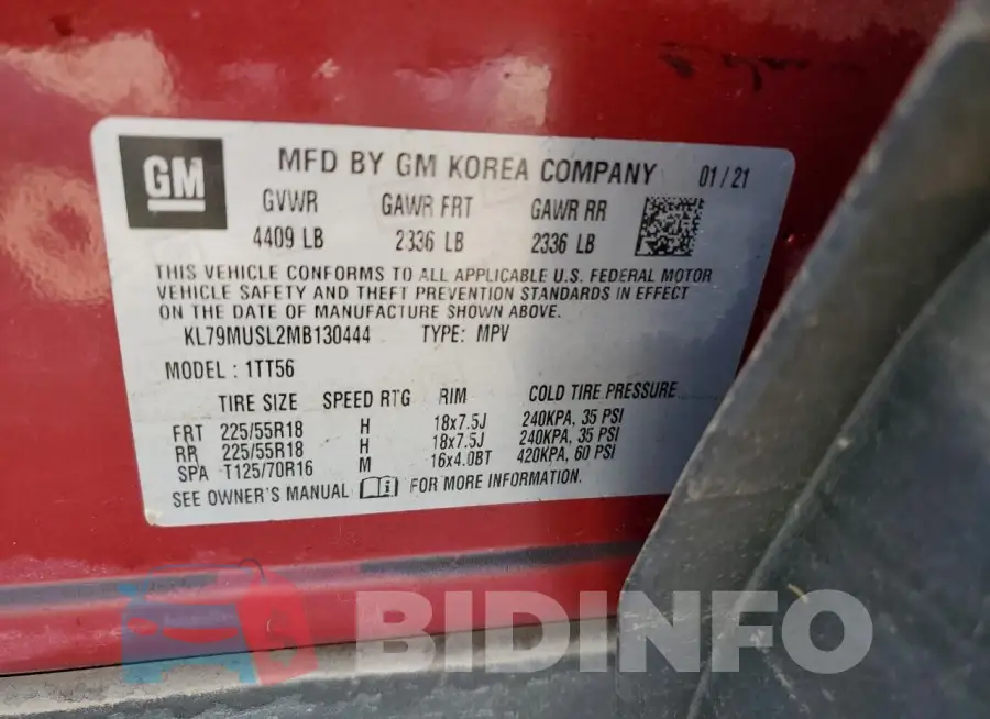 KL79MUSL2MB130444 Photo# 13