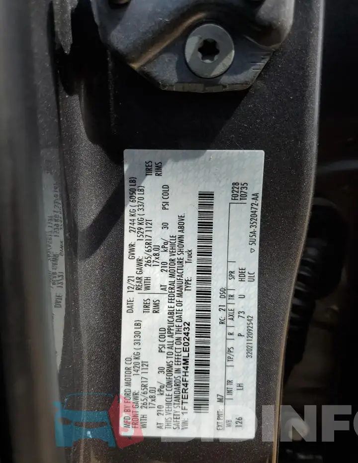 1FTER4FH4MLE02432 Photo# 12