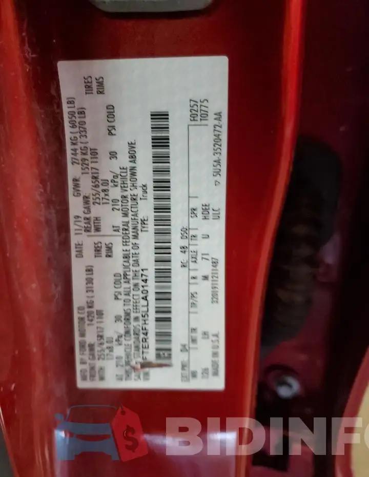 1FTER4FH5LLA01471 Photo# 12