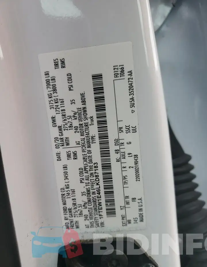 1FTEW1E46LKD87183 Photo# 12