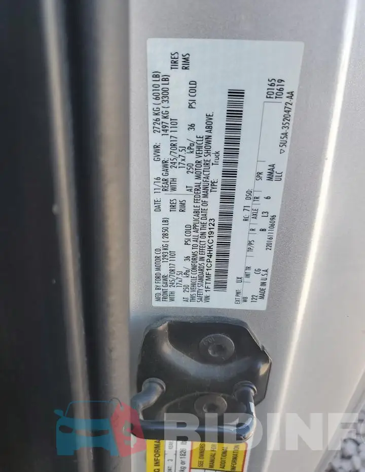 1FTMF1CP4HKC19123 Photo# 12