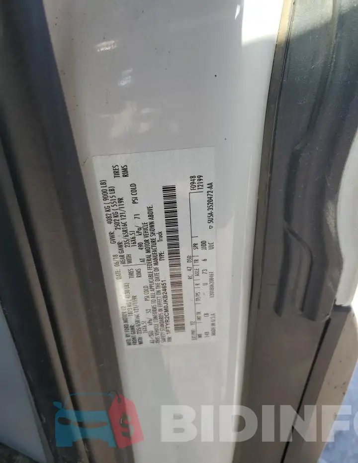 1FTYR2CM0JKB24651 Photo# 13