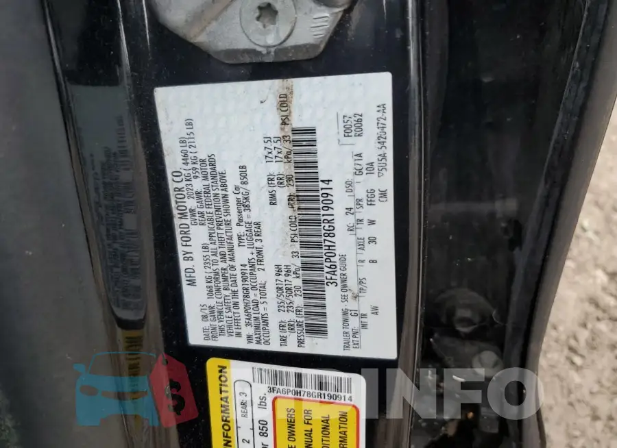 3FA6P0H78GR190914 Photo# 12