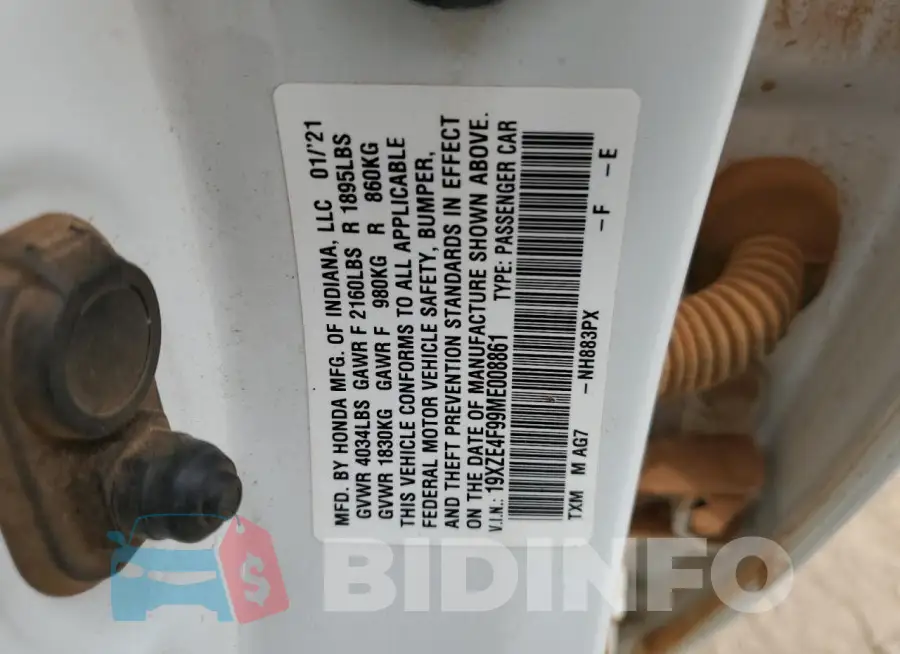 19XZE4F99ME008861 Photo# 12