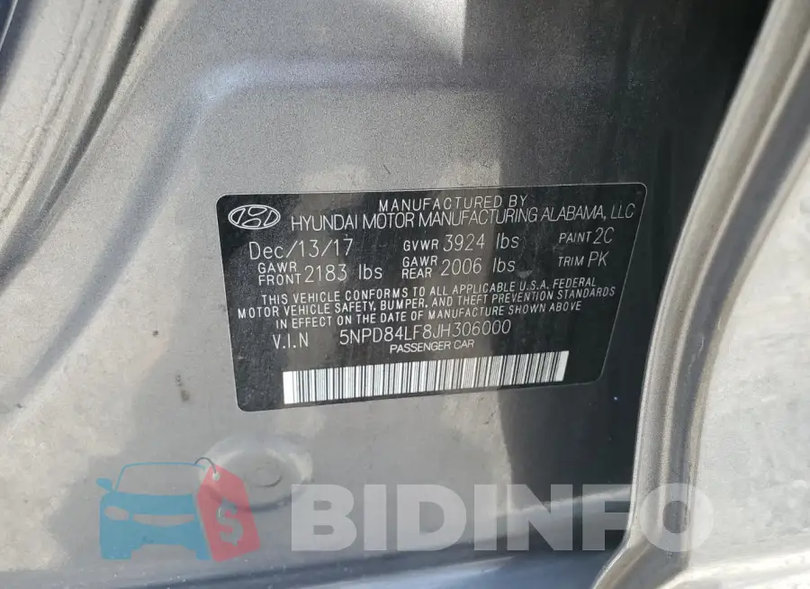 5NPD84LF8JH306000 Photo# 12