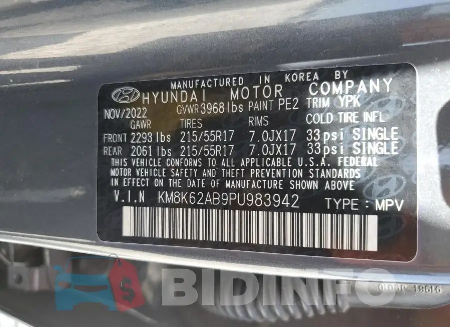 KM8K62AB9PU983942 Photo# 13