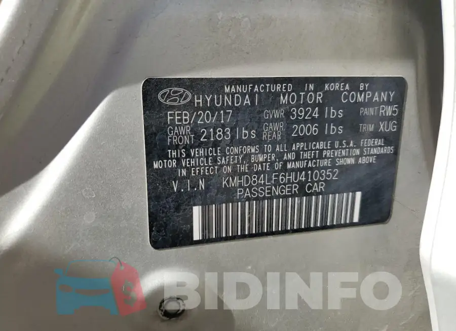 KMHD84LF6HU410352 Photo# 12