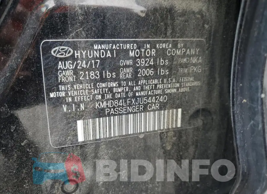 KMHD84LFXJU544240 Photo# 12