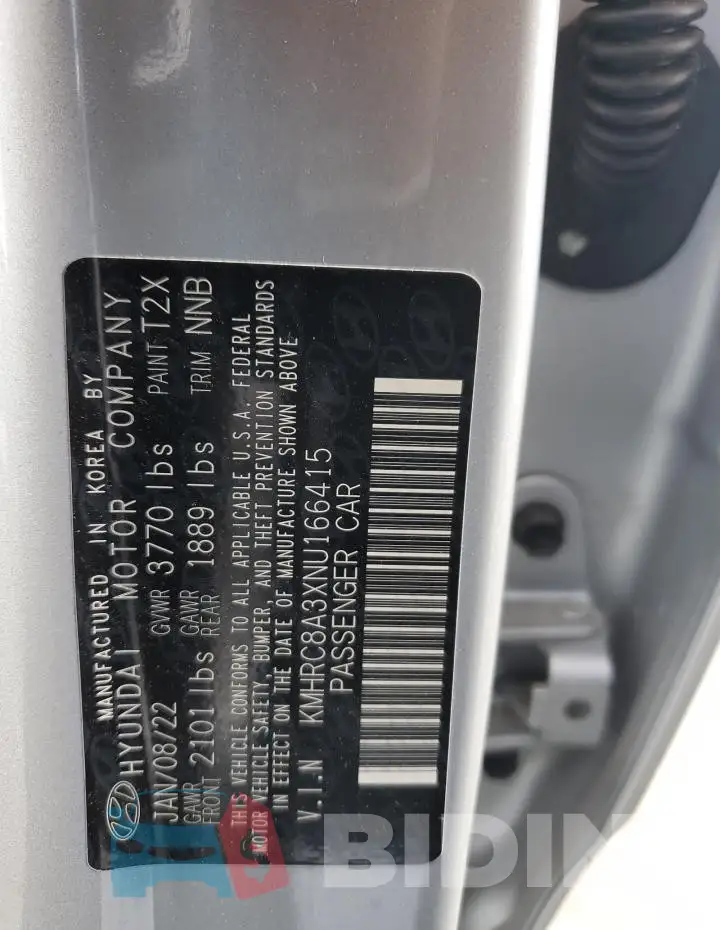 KMHRC8A3XNU166415 Photo# 12