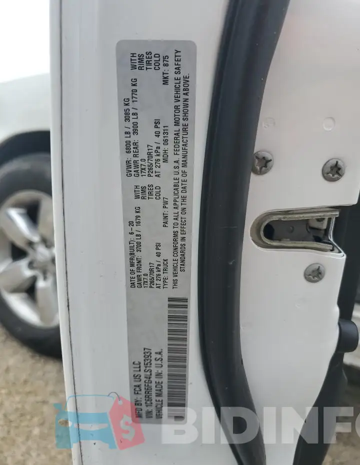 1C6RR6FG4LS153937 Photo# 12