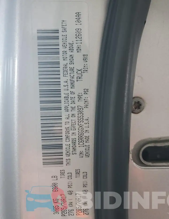 1C6RR6GGXFS553097 Photo# 13