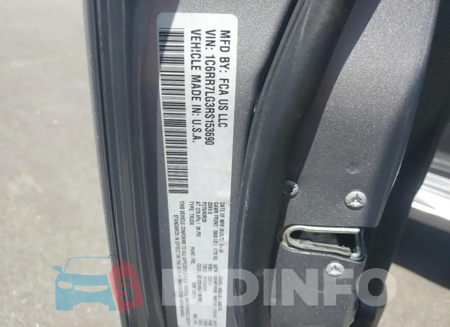 1C6RR7LG3RS153690 Photo# 12