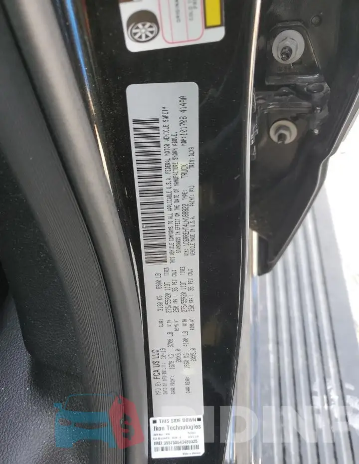 1C6RREHT4LN188822 Photo# 12