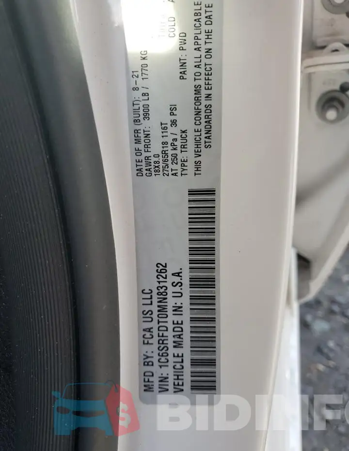 1C6SRFDT0MN831262 Photo# 12