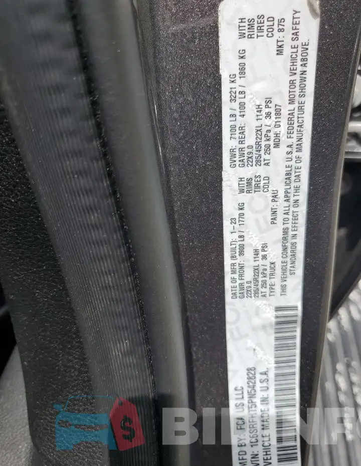 1C6SRFHT5PN542828 Photo# 12
