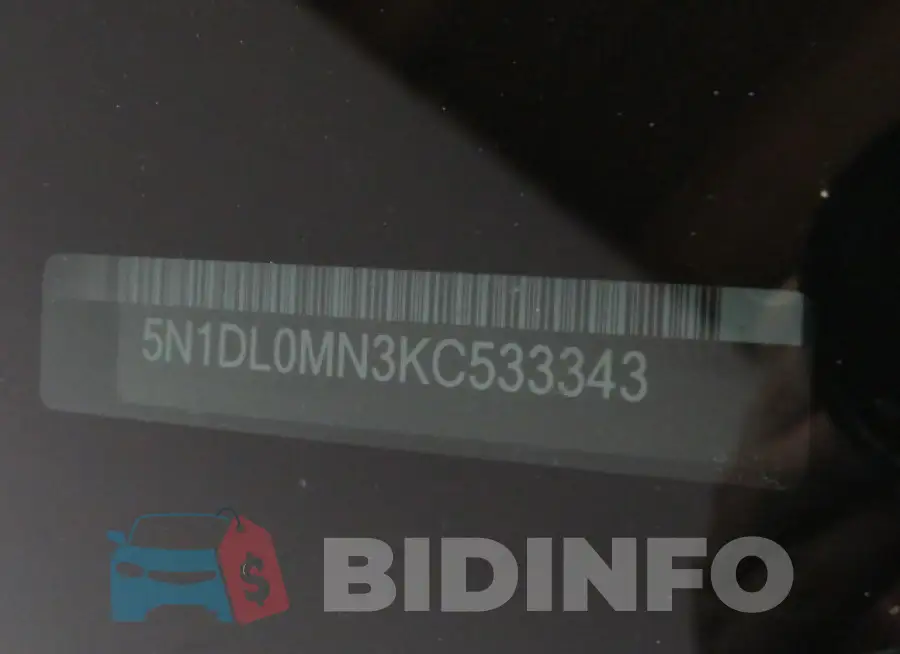 5N1DL0MN3KC533343 Photo# 10