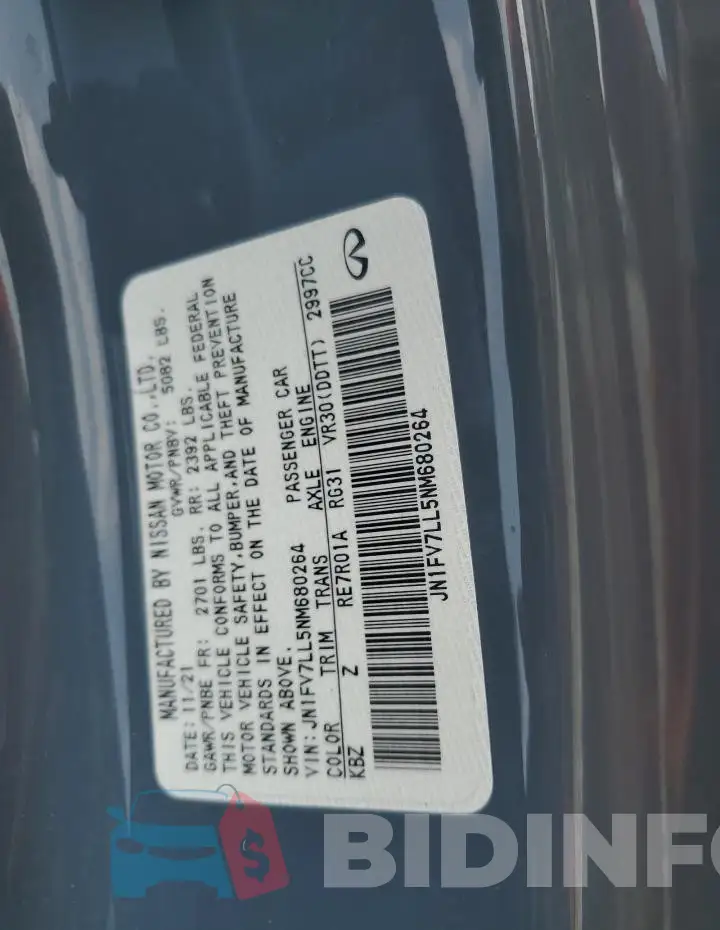 JN1FV7LL5NM680264 Photo# 12