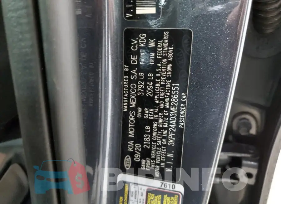 3KPF24AD3ME286551 Photo# 12