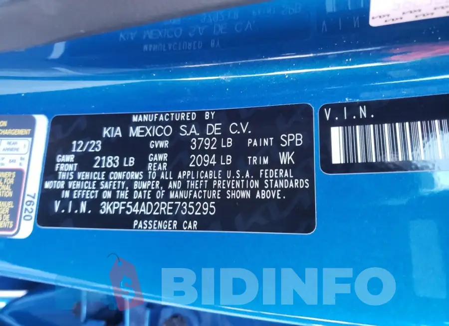 3KPF54AD2RE735295 Photo# 12