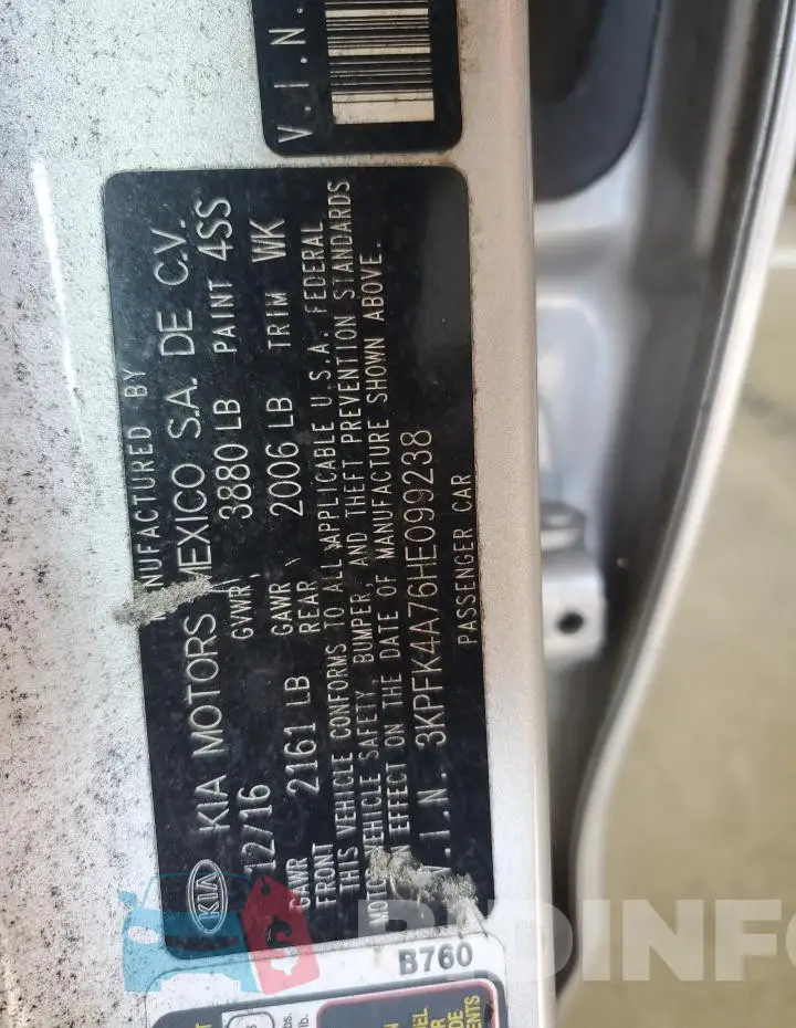 3KPFK4A76HE099238 Photo# 12