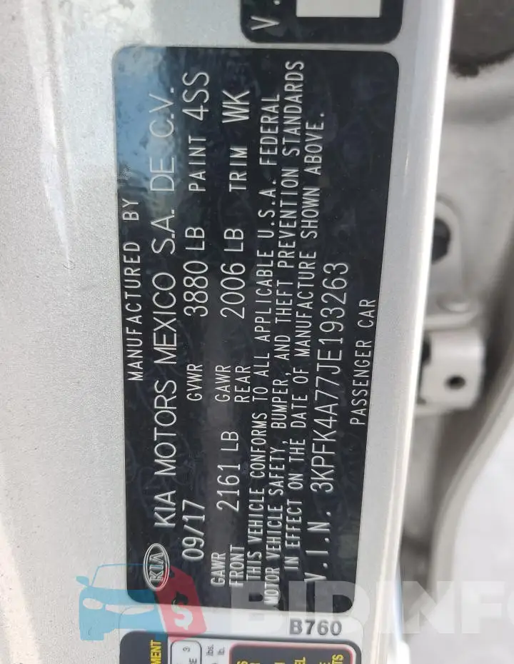 3KPFK4A77JE193263 Photo# 12