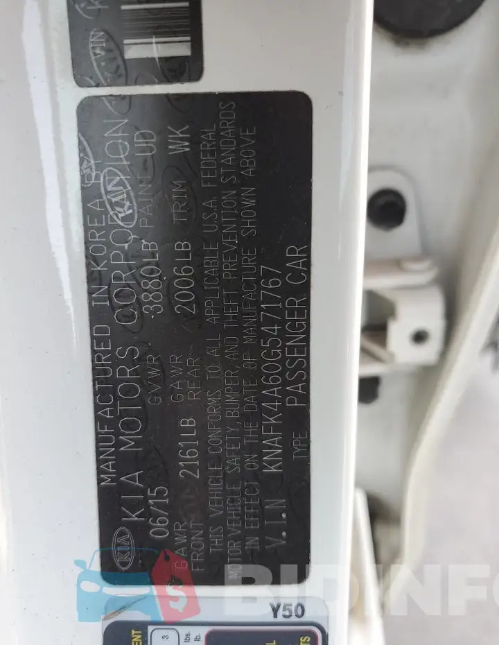 KNAFK4A60G5471767 Photo# 12