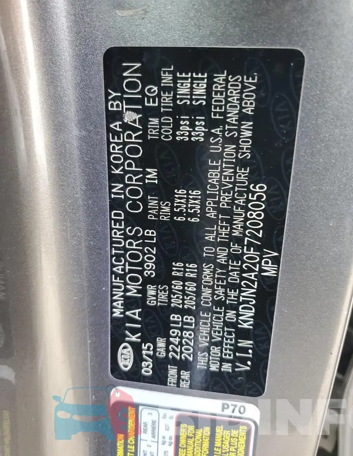 KNDJN2A20F7208056 Photo# 13