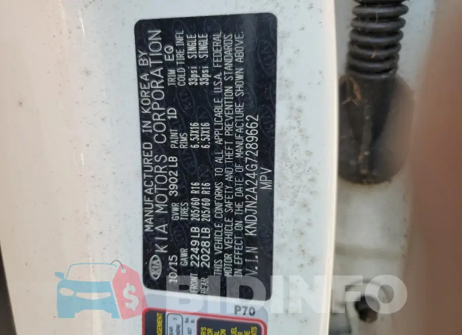 KNDJN2A24G7289662 Photo# 14