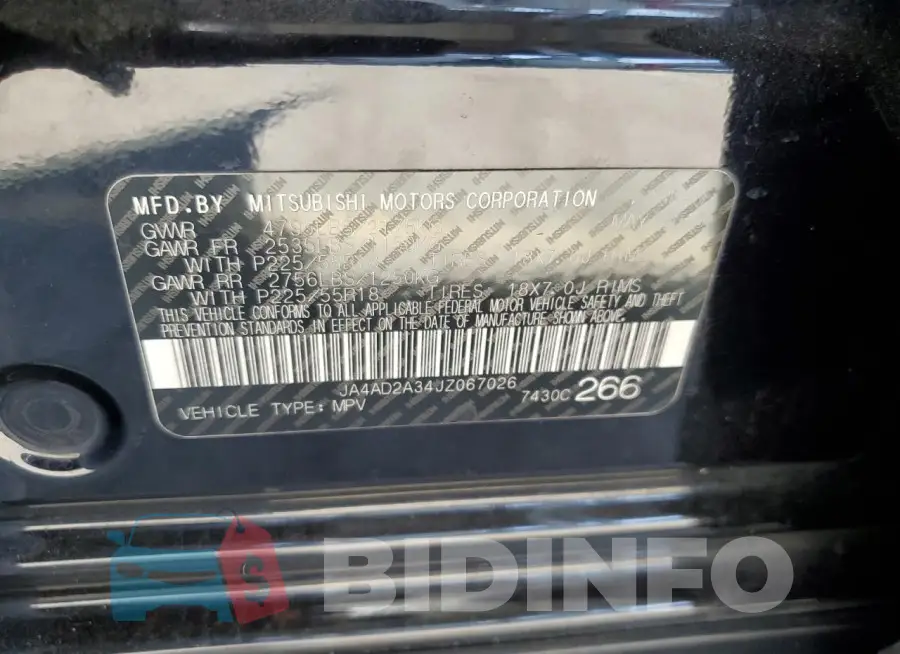 JA4AD2A34JZ067026 Photo# 12
