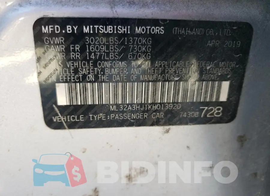 ML32A3HJ1KH013920 Photo# 12