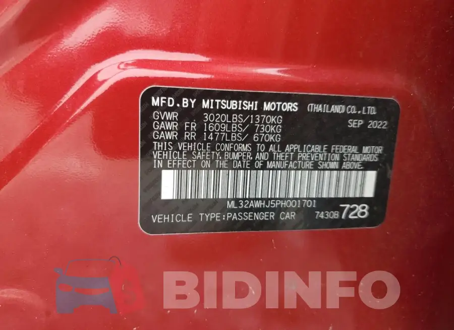 ML32AWHJ5PH001701 Photo# 12