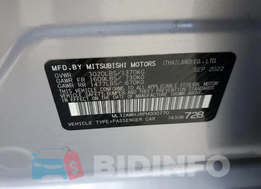 ML32AWHJ8PH000770 Photo# 12