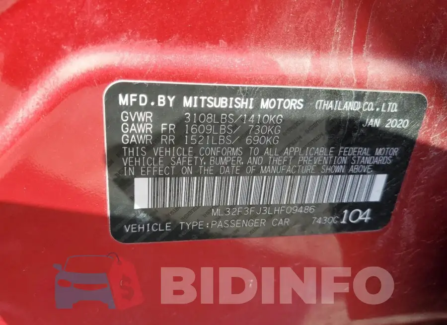 ML32F3FJ3LHF09486 Photo# 12