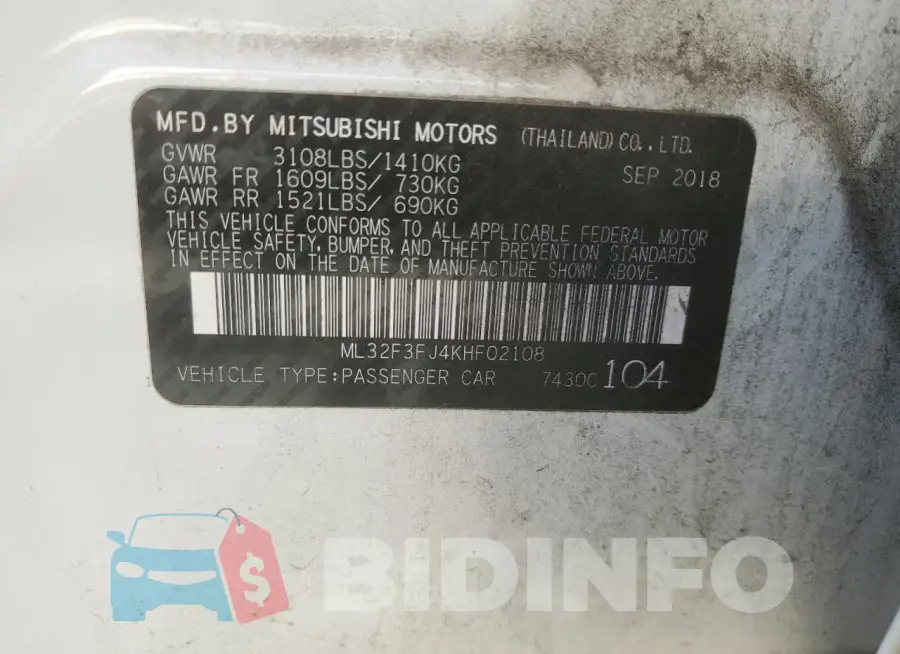 ML32F3FJ4KHF02108 Photo# 12