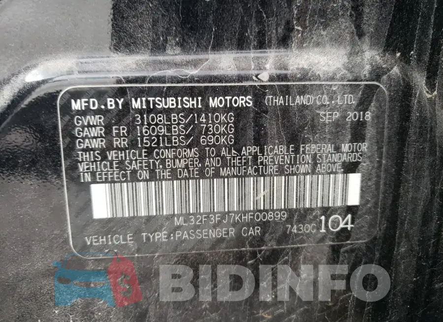 ML32F3FJ7KHF00899 Photo# 12