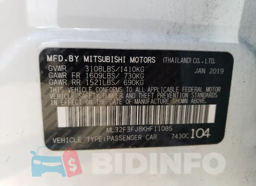 ML32F3FJ8KHF11085 Photo# 12