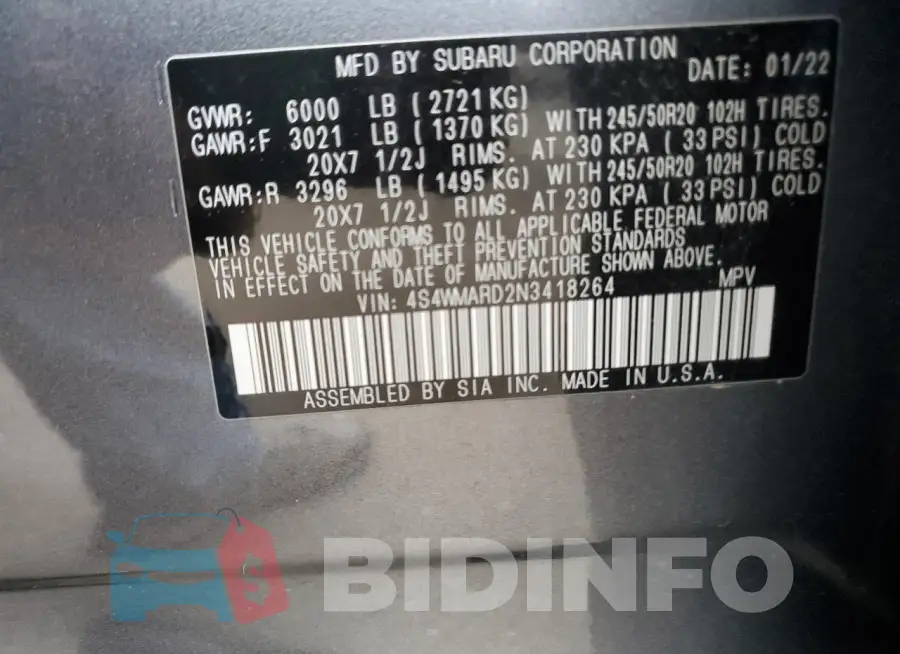 4S4WMARD2N3418264 Photo# 13