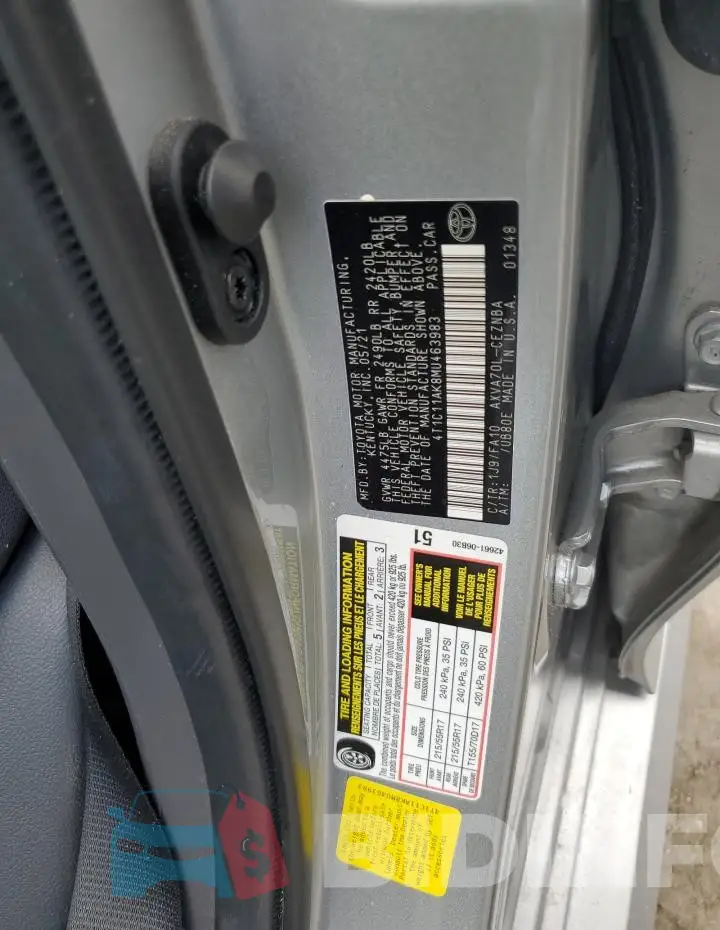 4T1C11AK8MU463983 Photo# 13